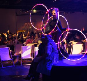 Led hula light juggling